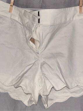 Scalloped Trim Shorts